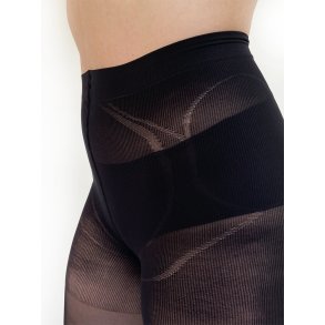 Støttestrømpebukser Nylon, 70 Denier, Sort